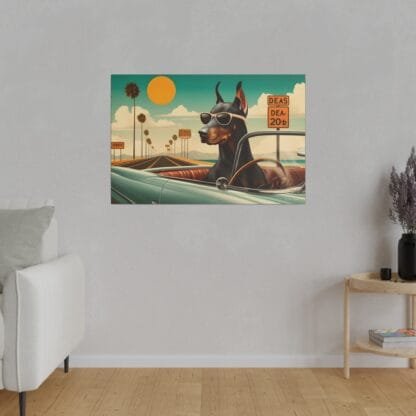 The Dobe´s Matte Canvas, Stretched, 0.75" - Cadillac - Image 19
