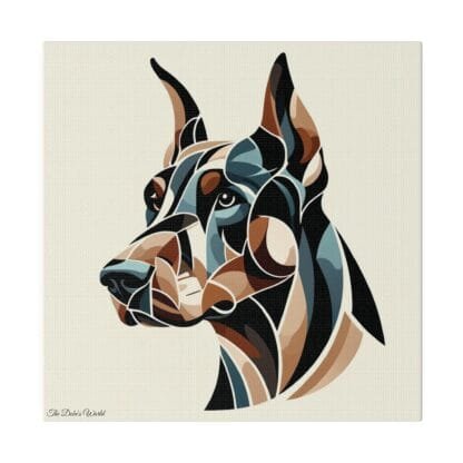 The Dobe´s Matte Canvas, Stretched, 0.75" - Doberman Art - Image 14