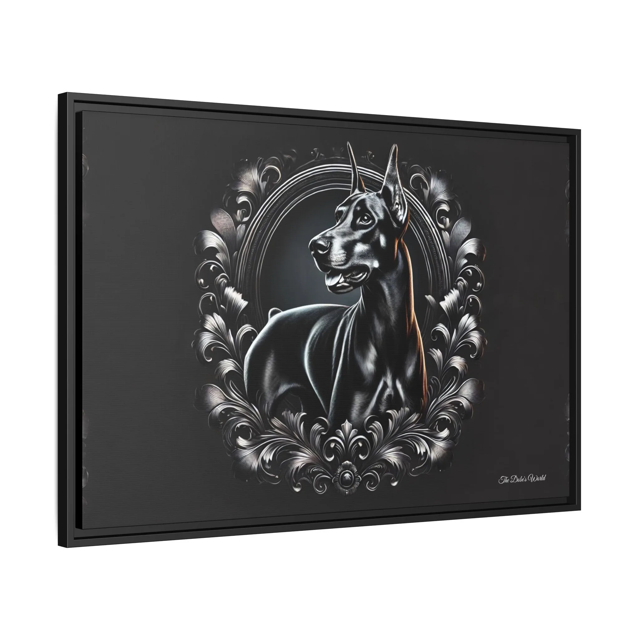 The Dobe Matte Canvas, Black Frame - Doberman Luxory - Image 14