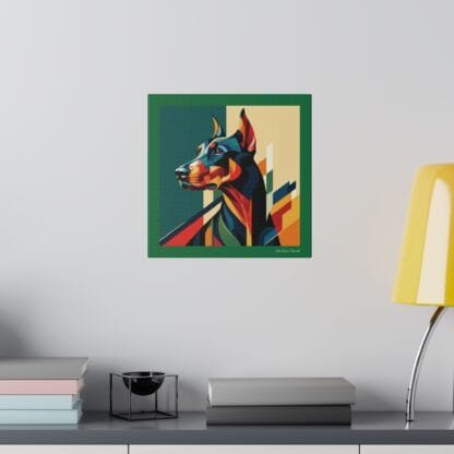 The Dobe´s Matte Canvas, Stretched, 0.75" - Art Deco - green - Image 16