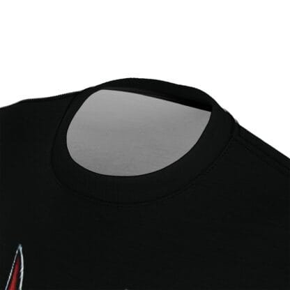 The Dobe's Unisex Cut & Sew Tee (AOP) - Come Closer - black - Image 14