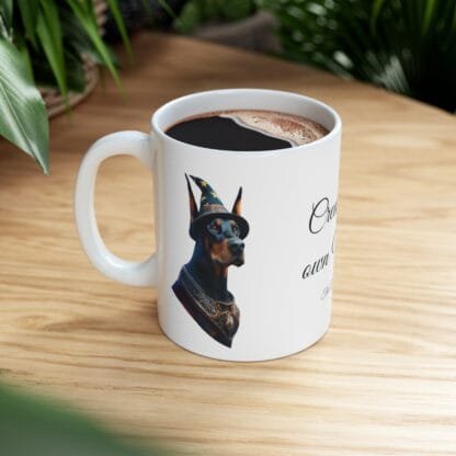 The Dobes Ceramic Mug, (11oz, 15oz) - Create your own Magic - black - Image 14