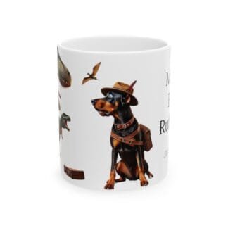 The Dobes Ceramic Mug, (11oz, 15oz) - Might Be a Ruff Day