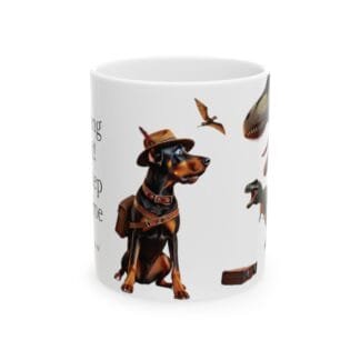 The Dobes Ceramic Mug, (11oz, 15oz) - Surviving Mood!