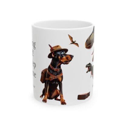 The Dobes Ceramic Mug, (11oz, 15oz) - Surviving Mood!