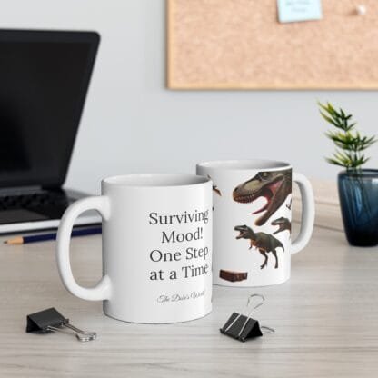 The Dobes Ceramic Mug, (11oz, 15oz) - Surviving Mood! - Image 6