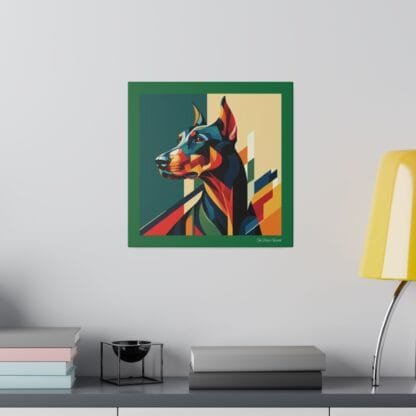 The Dobe´s Matte Canvas, Stretched, 0.75" - Art Deco - green - Image 23