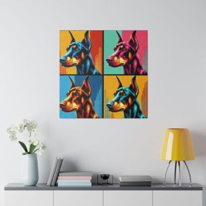 The Dobe´s Matte Canvas, Stretched, 0.75" - Four Colored 2 - Image 8