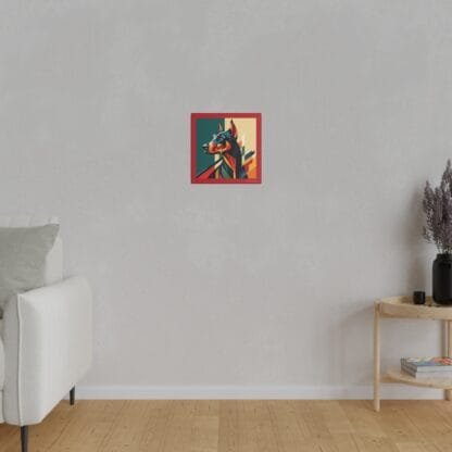 The Dobe´s Matte Canvas, Stretched, 0.75" - Art Deco - red - Image 19