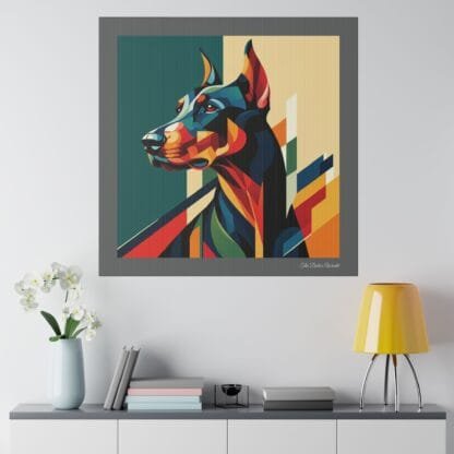 The Dobe´s Matte Canvas, Stretched, 0.75" - Art Deco - dark grey - Image 12