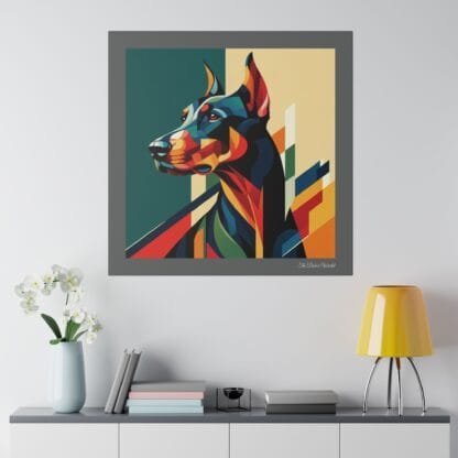 The Dobe´s Matte Canvas, Stretched, 0.75" - Art Deco - dark grey - Image 30