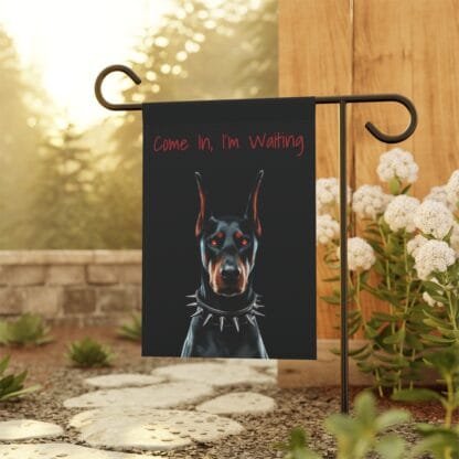 The Dobes Garden & House Banner - red eyes - Image 9