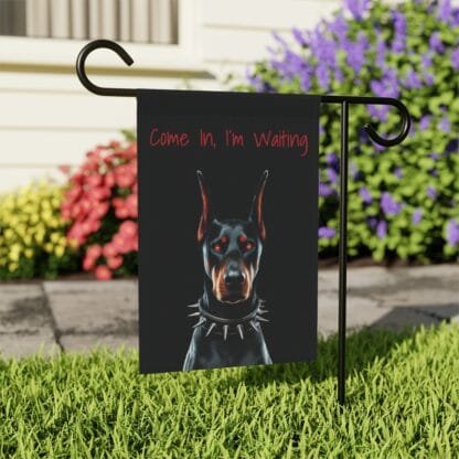 The Dobes Garden & House Banner - red eyes - Image 10
