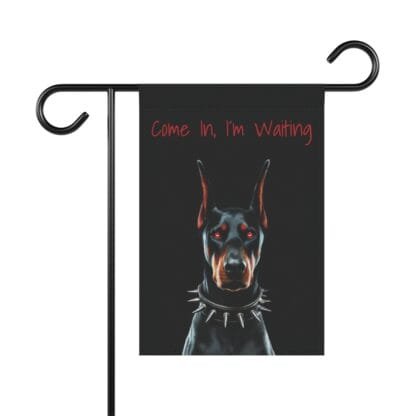 The Dobes Garden & House Banner - red eyes - Image 6