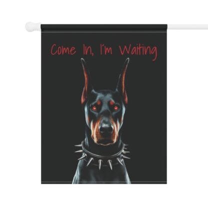 The Dobes Garden & House Banner - red eyes - Image 2