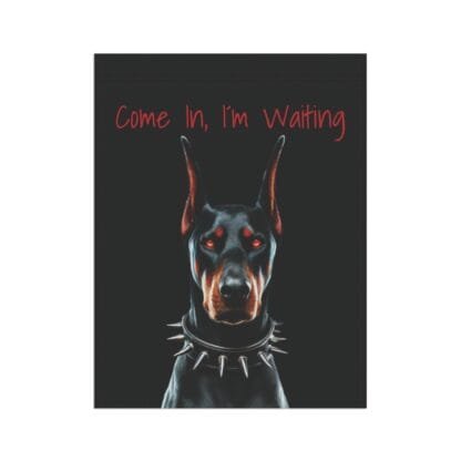 The Dobes Garden & House Banner - red eyes - Image 3
