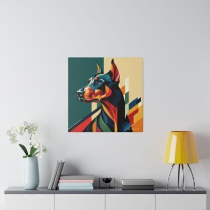 The Dobe´s Matte Canvas, Stretched, 0.75" - Art Deco - mirror sides - Image 26