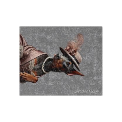 The Dobes Crushed Velvet Blanket - Shes a Lady - Image 2