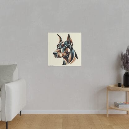 The Dobe´s Matte Canvas, Stretched, 0.75" - Doberman Art - Image 25