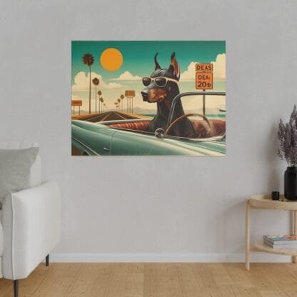 The Dobe´s Matte Canvas, Stretched, 0.75" - Cadillac - Image 23