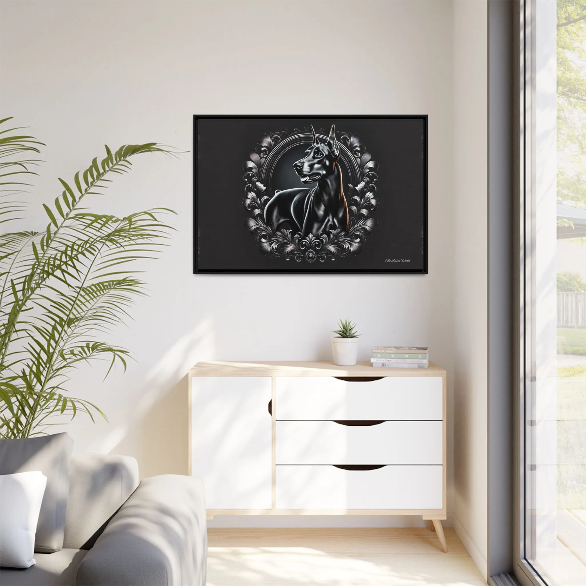 The Dobe Matte Canvas, Black Frame - Doberman Luxory - Image 19