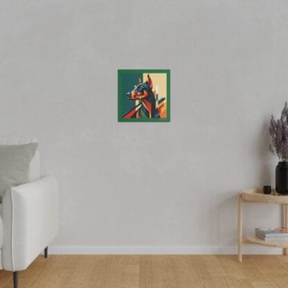 The Dobe´s Matte Canvas, Stretched, 0.75" - Art Deco - green - Image 3