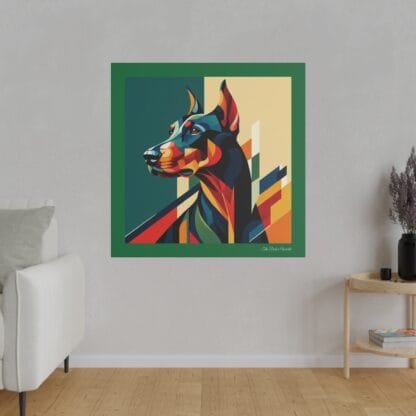 The Dobe´s Matte Canvas, Stretched, 0.75" - Art Deco - green - Image 33