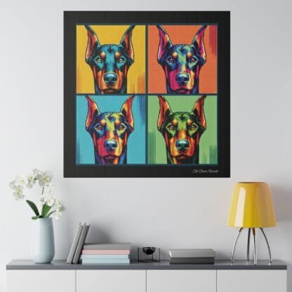 The Dobe´s Matte Canvas, Stretched, 0.75" - Four - black - Image 12