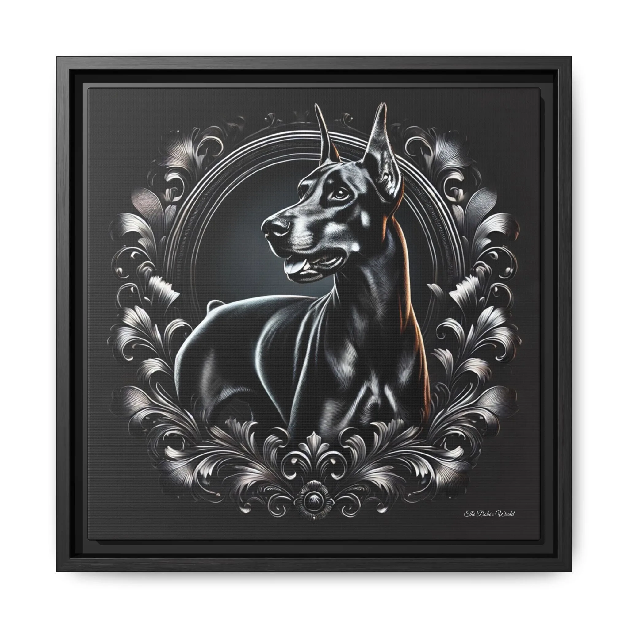 The Dobe Matte Canvas, Black Frame - Doberman Luxory - Image 21