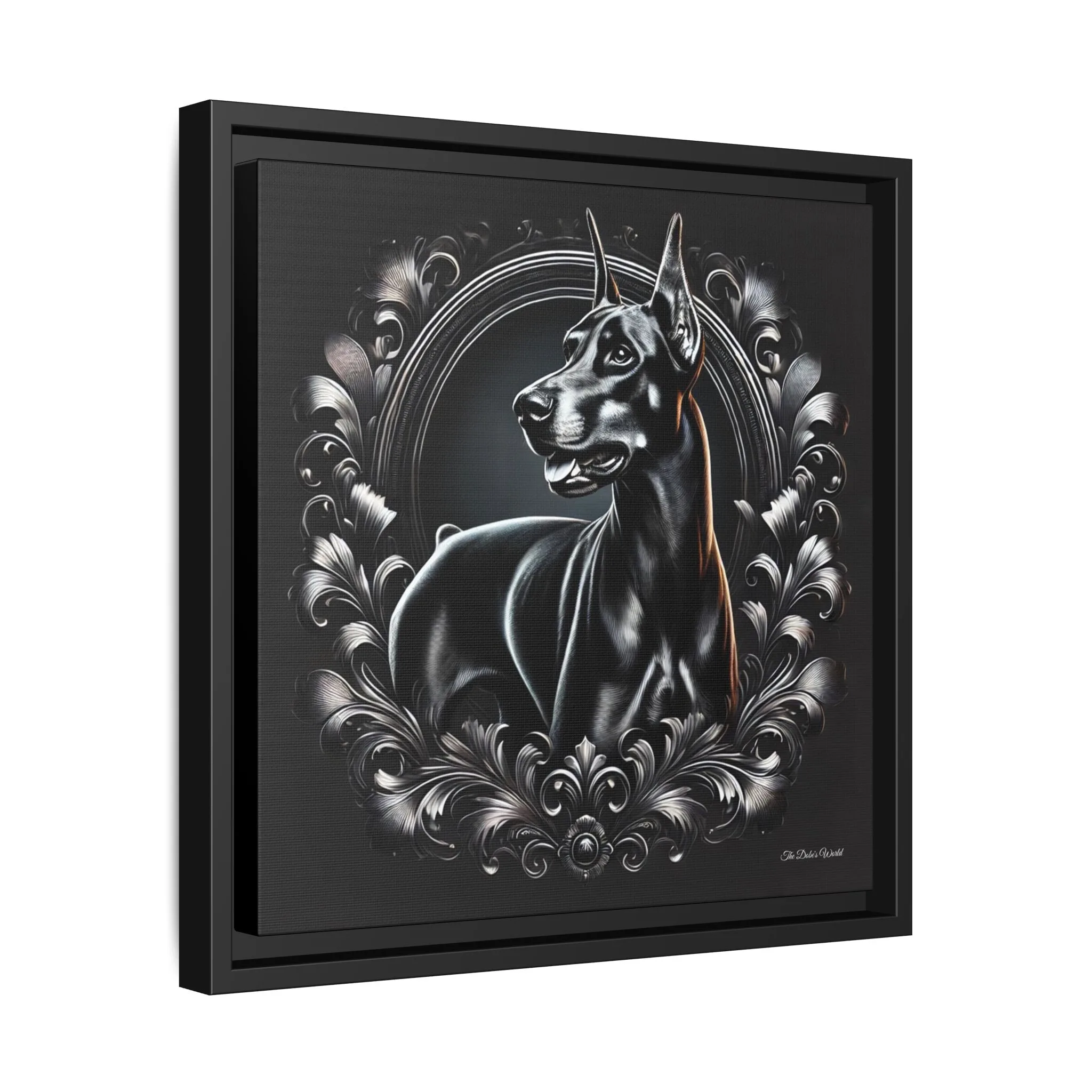 The Dobe Matte Canvas, Black Frame - Doberman Luxory - Image 22