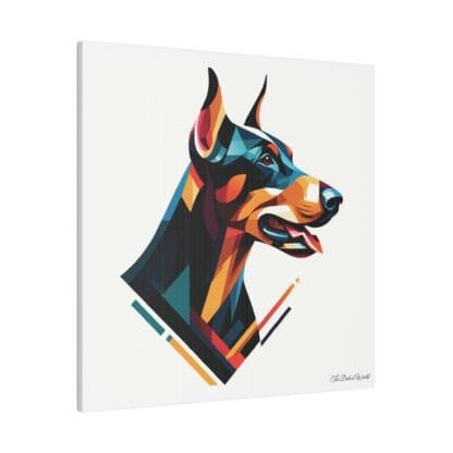Doberman Matte Canvas, Stretched, 0.75" - Doberman Art II - Image 9