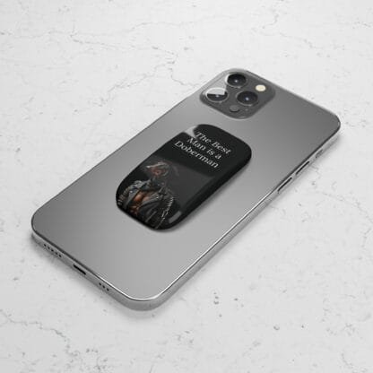 Doberman Phone Click-On Grip - Best Man - Image 4