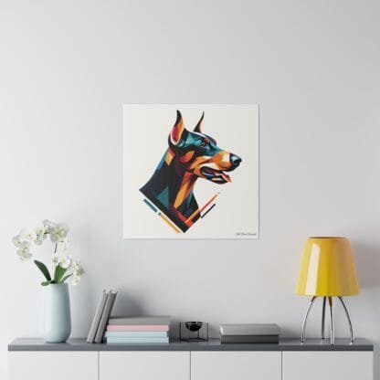 Doberman Matte Canvas, Stretched, 0.75" - Doberman Art II - Image 30