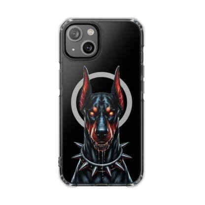 Doberman Magnetic Clear Impact Cases - iPhone - Scary - Image 25