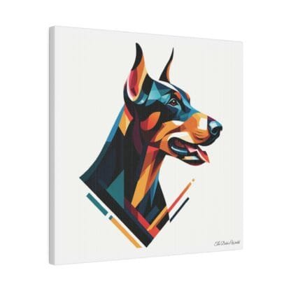 Doberman Matte Canvas, Stretched, 0.75" - Doberman Art II - Image 5