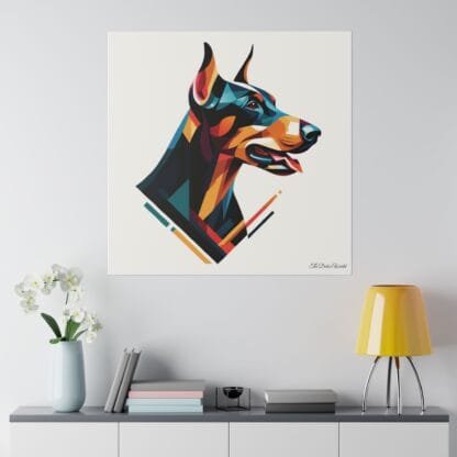 Doberman Matte Canvas, Stretched, 0.75" - Doberman Art II - Image 34