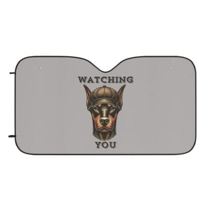 Doberman Car Sun Shades - Watching you