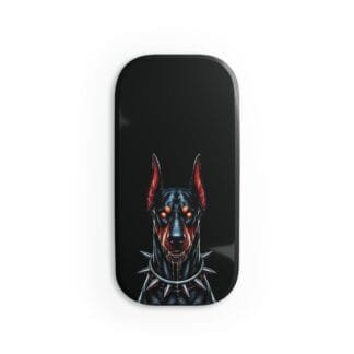 Doberman Phone Click-On Grip - Scary