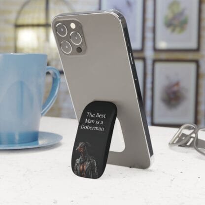 Doberman Phone Click-On Grip - Best Man - Image 7
