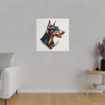 Doberman Matte Canvas, Stretched, 0.75" - Doberman Art II - Image 11