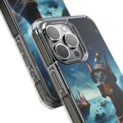 Doberman Magnetic Clear Impact Cases - iPhone - Magic - Image 21