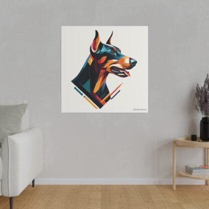 Doberman Matte Canvas, Stretched, 0.75" - Doberman Art II - Image 15