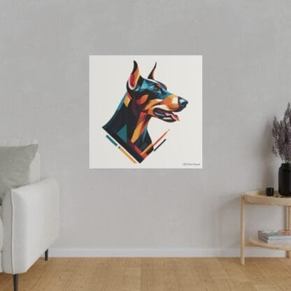 Doberman Matte Canvas, Stretched, 0.75" - Doberman Art II - Image 33