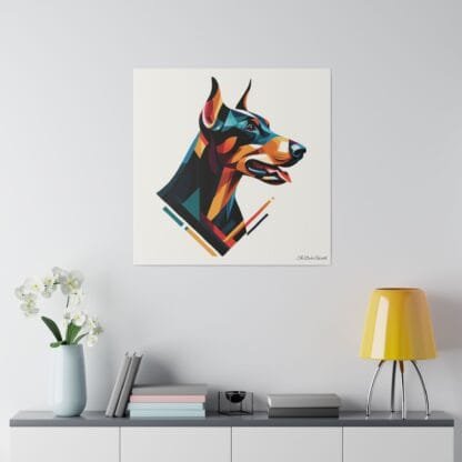 Doberman Matte Canvas, Stretched, 0.75" - Doberman Art II - Image 12