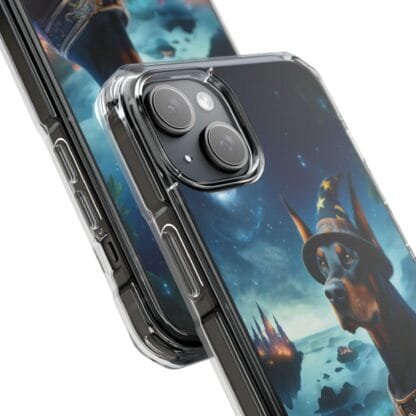 Doberman Magnetic Clear Impact Cases - iPhone - Magic - Image 15