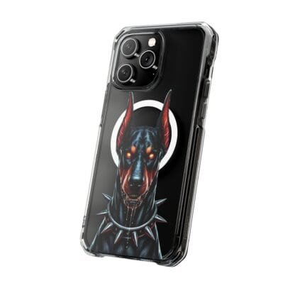 Doberman Magnetic Clear Impact Cases - iPhone - Scary - Image 44