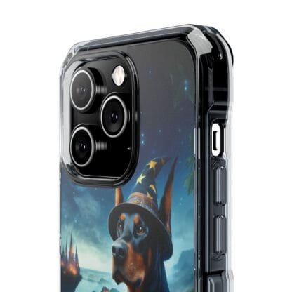 Doberman Magnetic Clear Impact Cases - iPhone - Magic - Image 34