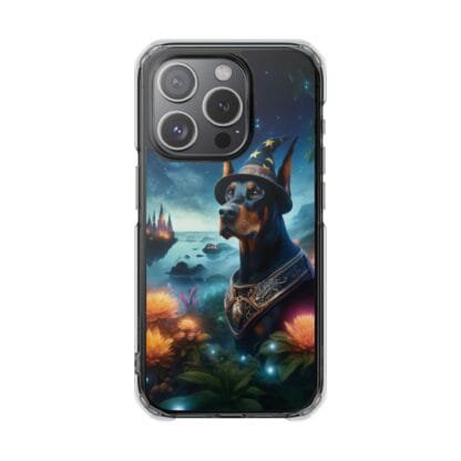 Doberman Magnetic Clear Impact Cases - iPhone - Magic - Image 7