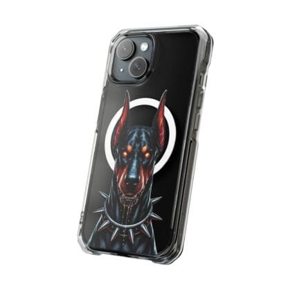 Doberman Magnetic Clear Impact Cases - iPhone - Scary - Image 2