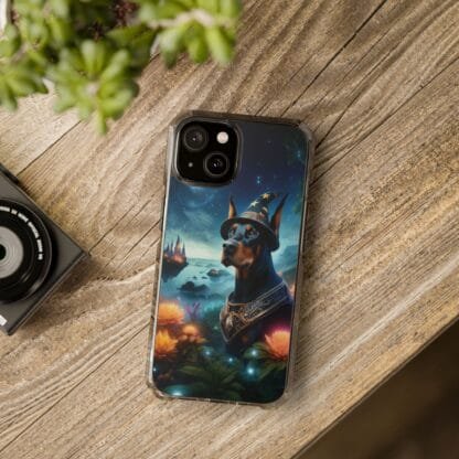 Doberman Magnetic Clear Impact Cases - iPhone - Magic - Image 30